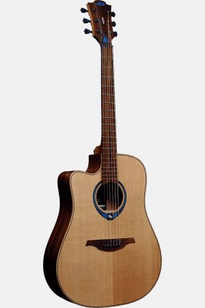 GUITARRA ACÚSTICA DREADNOUGHT TRAMONTANE HYVIBE 15 A E CUTAWAY ZURDOS