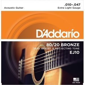 Juego Cuerdas Acústica D'Addario EJ10