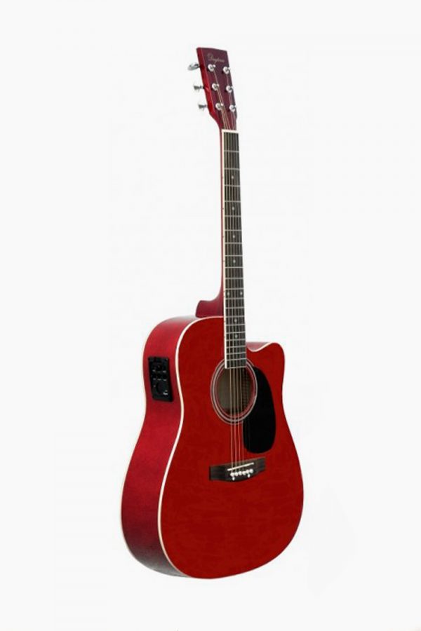 Guitarra Acústica Amplificada Roja Cut Daytona A411CERD