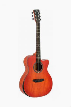 Guitarra Acustica roja Oqan