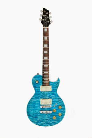 Guitarra eléctrica aria royale azul