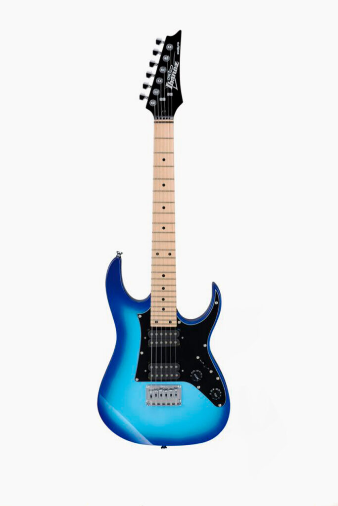 Guitarra eléctrica azul