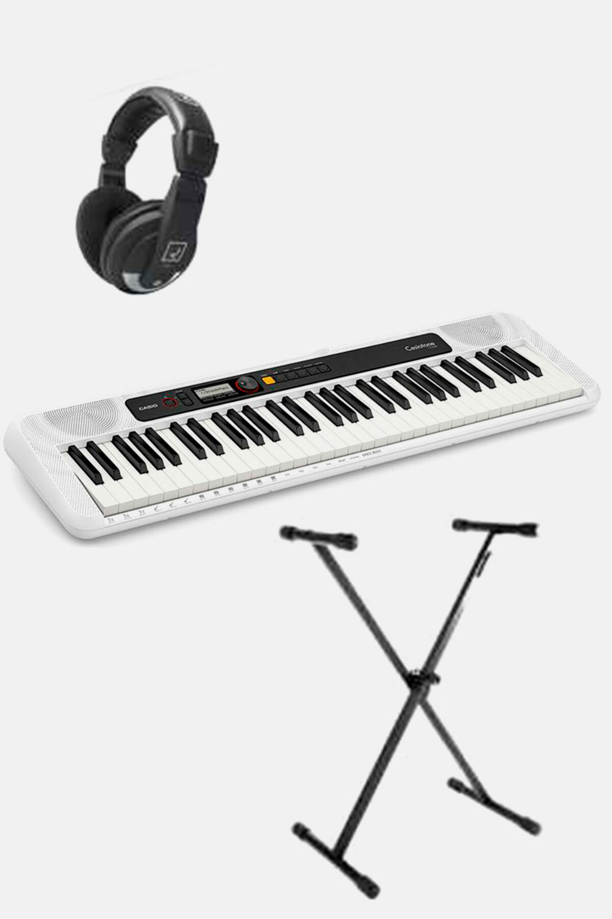▷Pack Teclado Casio CT-S200WH Casiotone Blanco + Soporte +
