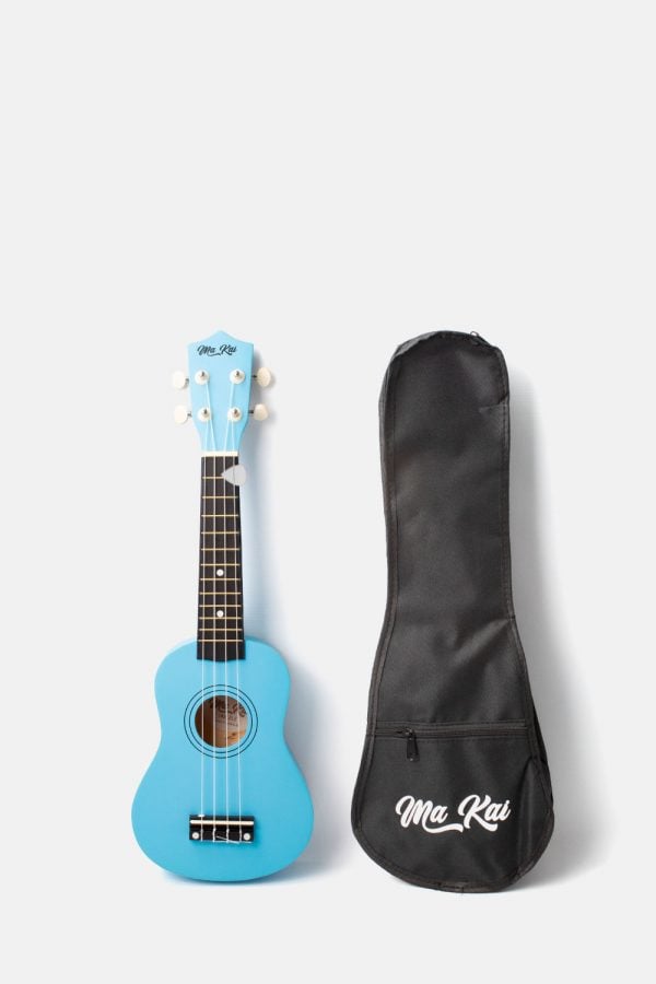 Pack ukelele soprano azul claro makai