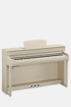 Piano yamaha clavinova clp735 blanco nogal
