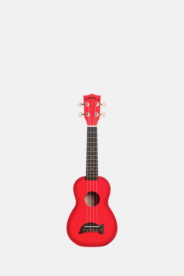 Ukelele soprano rojo sombreado makala delfín