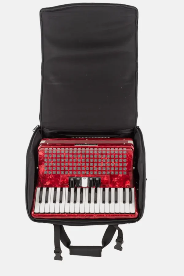 Acordeon con estuche estrella rojo 3472