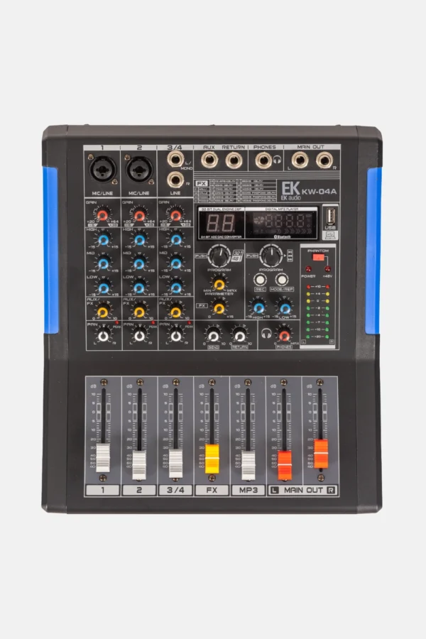 Mesa Mezclas EK Amplificada y Efectos