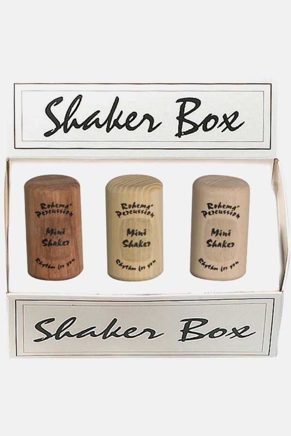 61608 -  SHAKER DE MADERA ROHEMA display box con 18 Minishaker