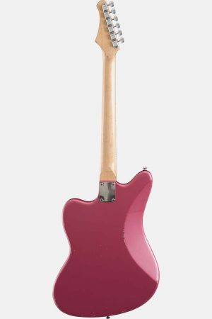 GUITARRA ELÉCTRICA MAYBACH TIPO JAZZMASTER BURGUNDY MIST AGED - JAZPOLE-BM MAYBACH
