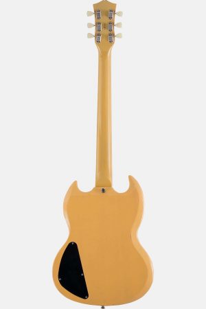 GUITARRA ELÉCTRICA MAYBACH TIPO SG VINTAGE 2 HUMBUCKERS TV YELLOW AGED - ALBATROZ-65-2-TV