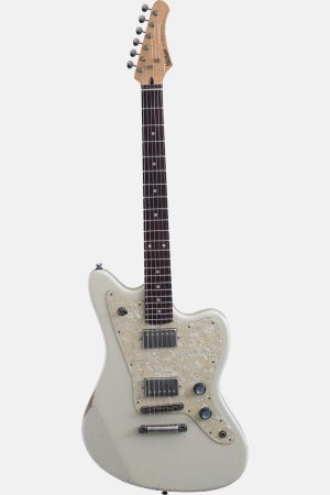 GUITARRA ELÉCTRICA MAYBACH TIPO JAZZMASTER VINTAGE WHITE - JAZPOLE-VW MAYBACH