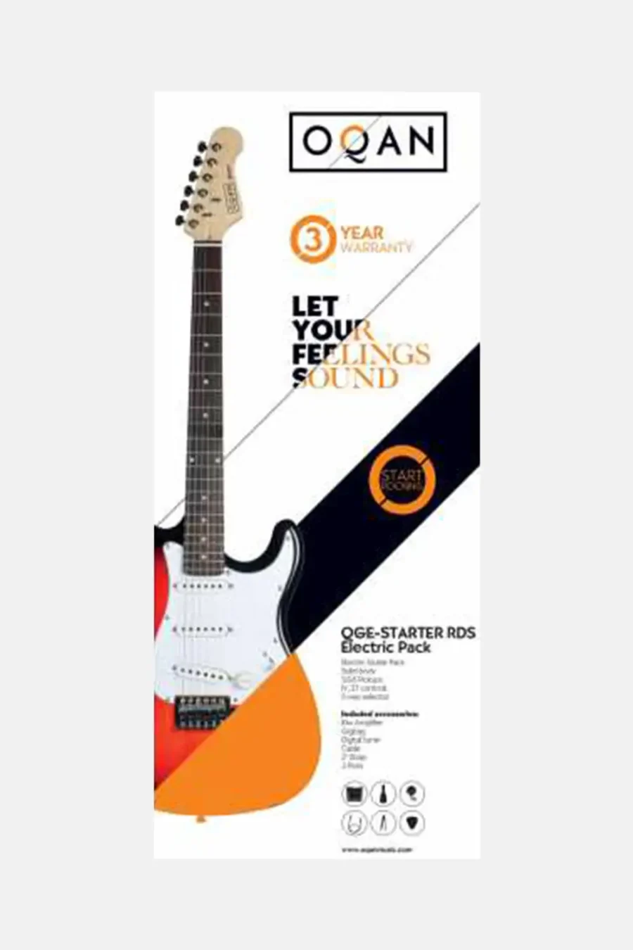 Pack guitarra electrica Oqan