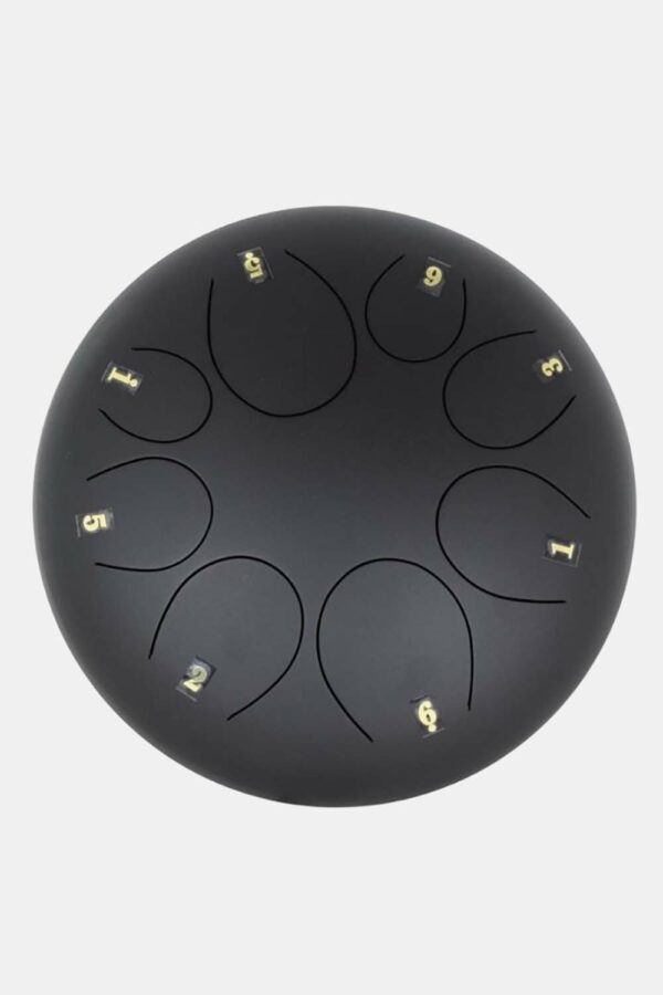 Tongue Drum 10"/25Cm 11 Tonos Negro
