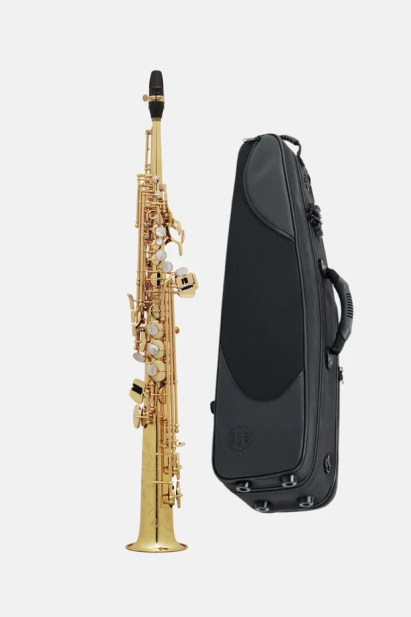 Saxo Soprano Selmer SA80/II JUBILE Goldmessing Grabado
