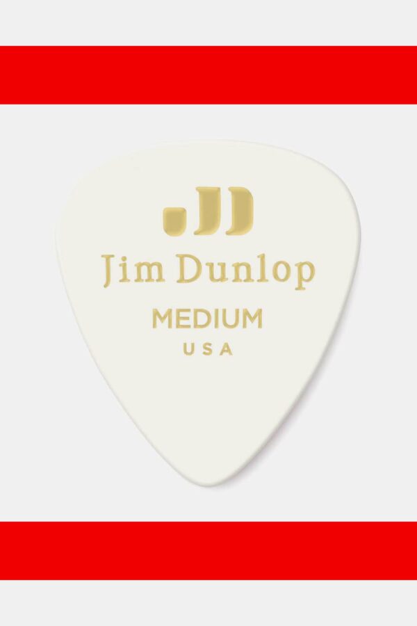 PACK 12 UD, GENUINE CELLULOID BLANCO - MEDIUM