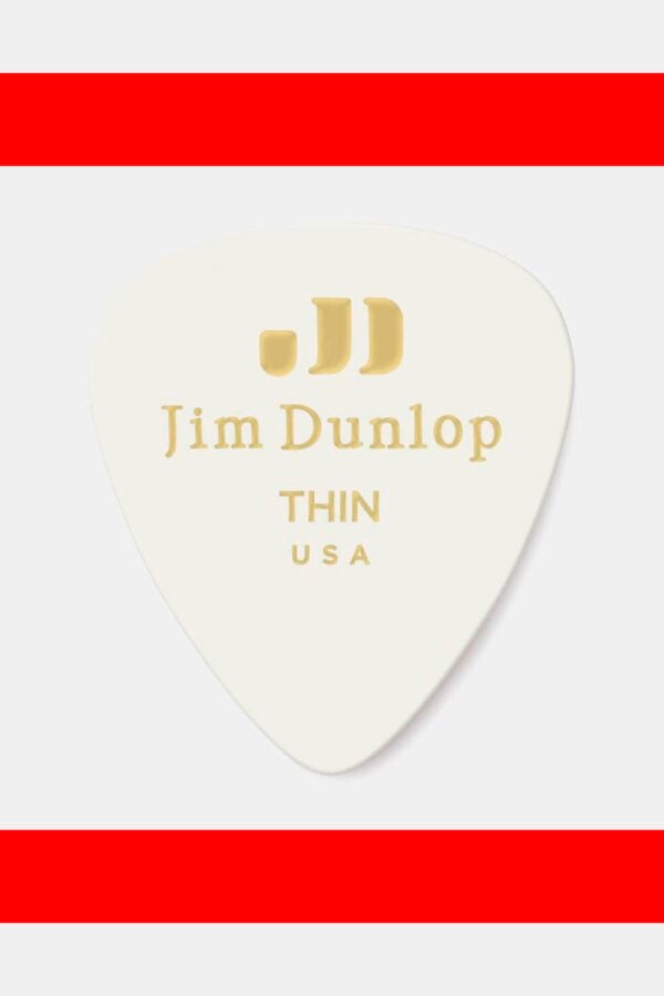 PACK 12 UD, GENUINE CELLULOID BLANCO - THIN