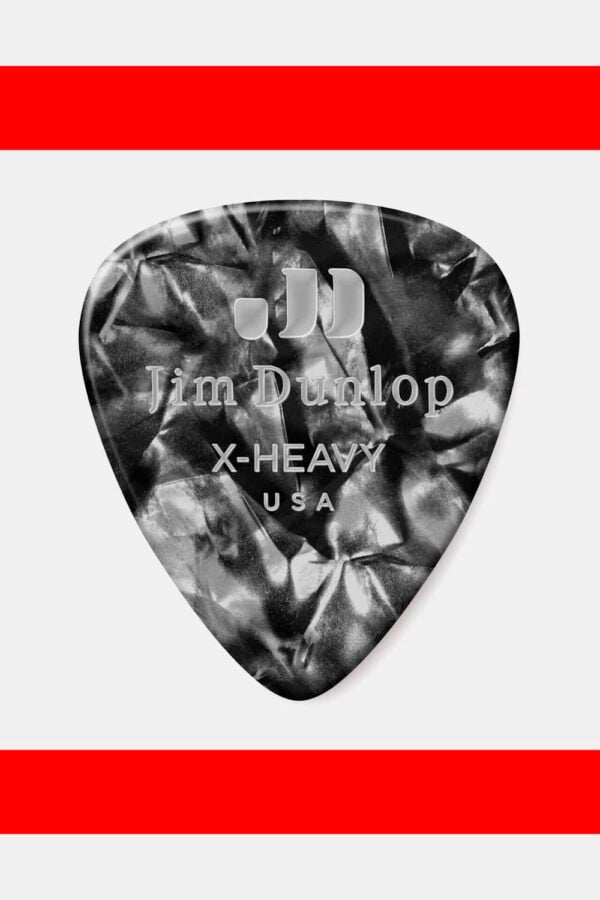 PACK 12 UD, GENUINE CELLULOID NEGRO PERLADO - X HEAVY