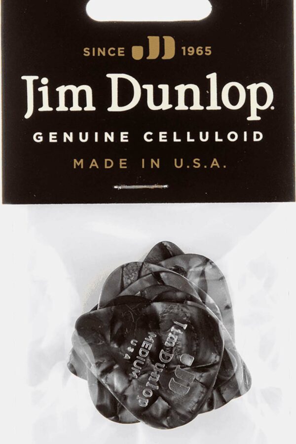 PACK 12 UD, GENUINE CELLULOID NEGRO- MEDIUM