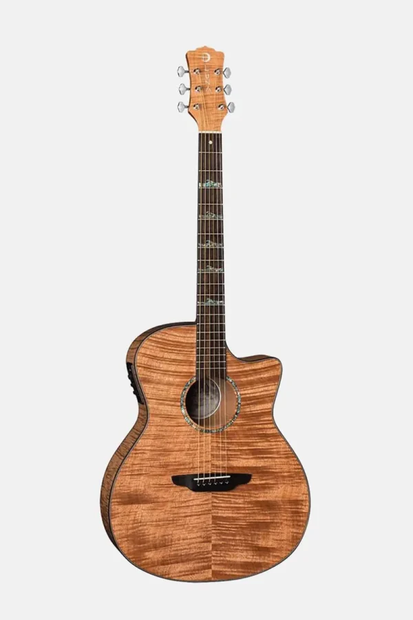 GUITARRA ACÚSTICA LUNA HIGH TIDE EXOTIC MAHOGANY GC CAW A/E