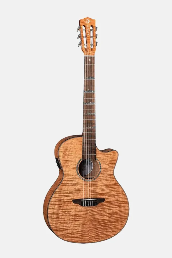 GUITARRA ACÚSTICA LUNA HIGH TIDE EXOTIC MAHOGANY NYLON GC CAW A/E