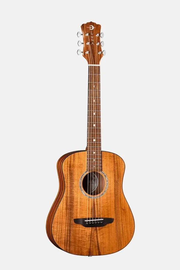 GUITARRA ACÚSTICA LUNA SAFARI SOLID KOA TOP A/E W/GIGBAG