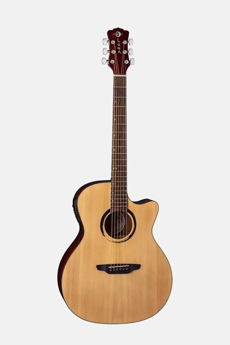 GUITARRA ACÚSTICA LUNA WABI SABI GRAND CONCERT SOLID TOP A:E