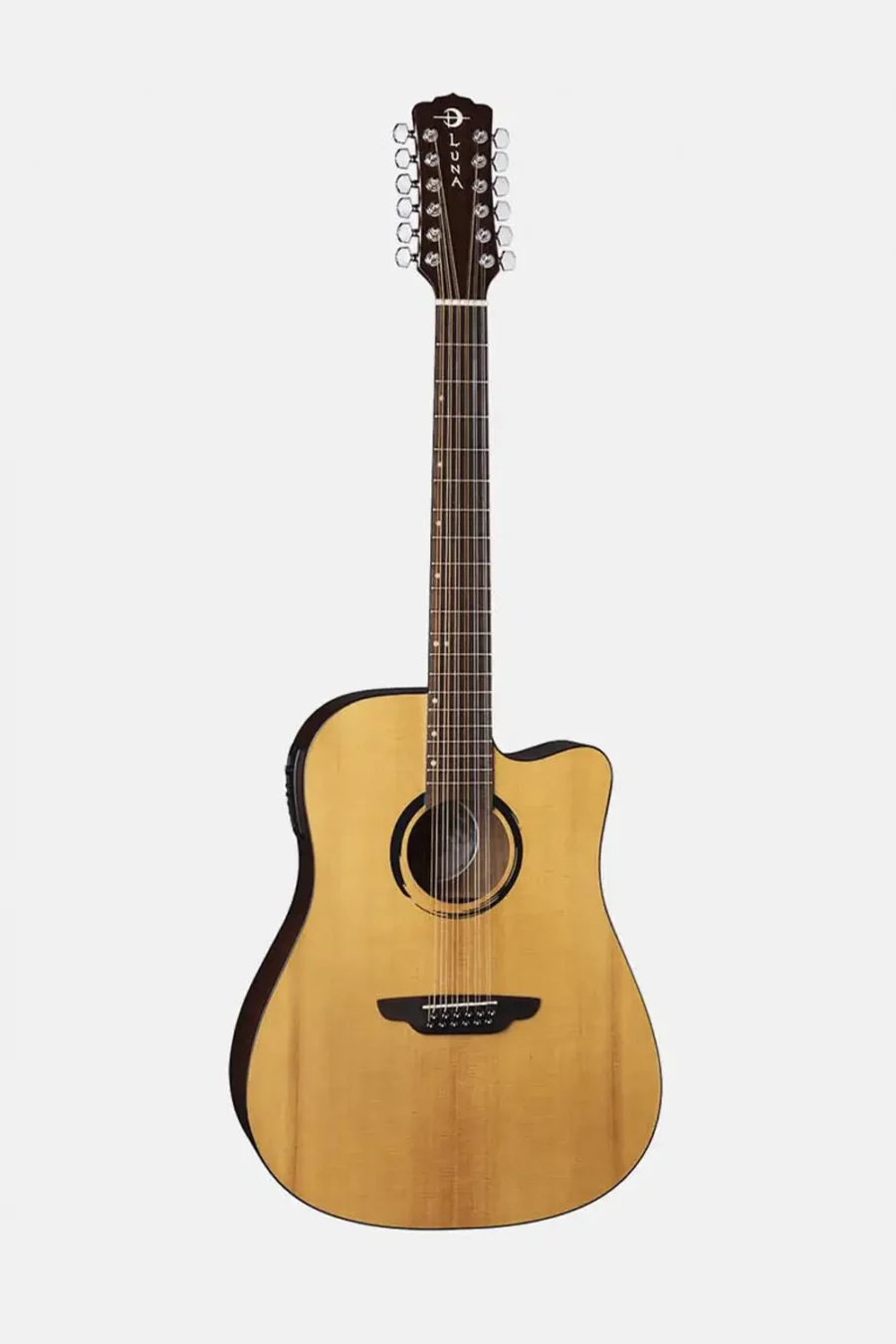 LUNA GUITARRA ACÚSTICA WABI SABI DREADNOUGHT SOLID TOP CAW A/E 12STR