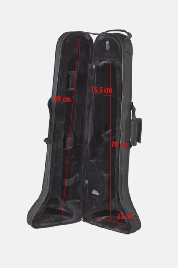 Medidas estuche trombon ortola 153