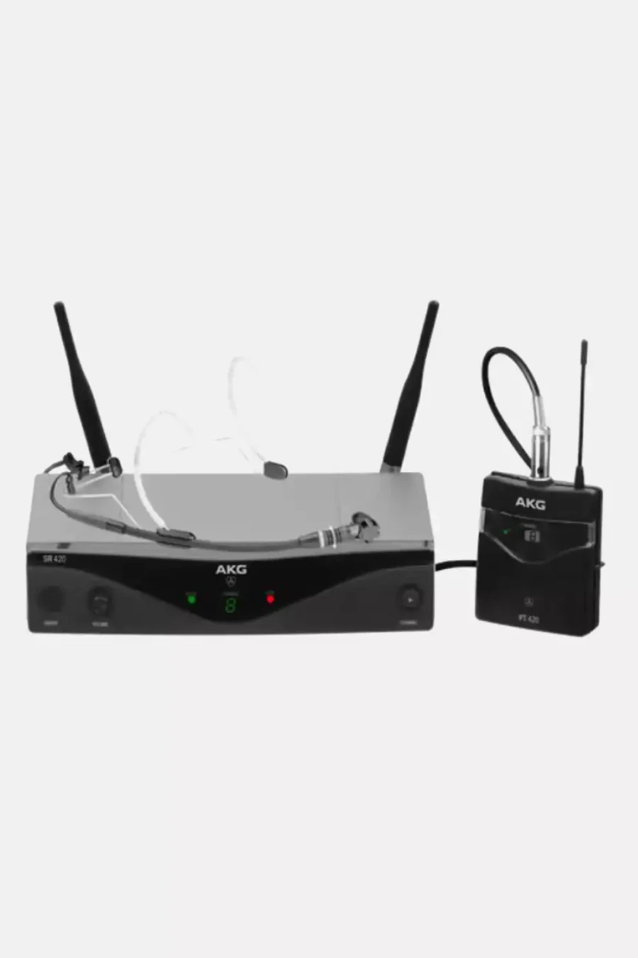 Sistema inalámbrico UHF Headworn Band D con petaca, micrófono diadema y receptor