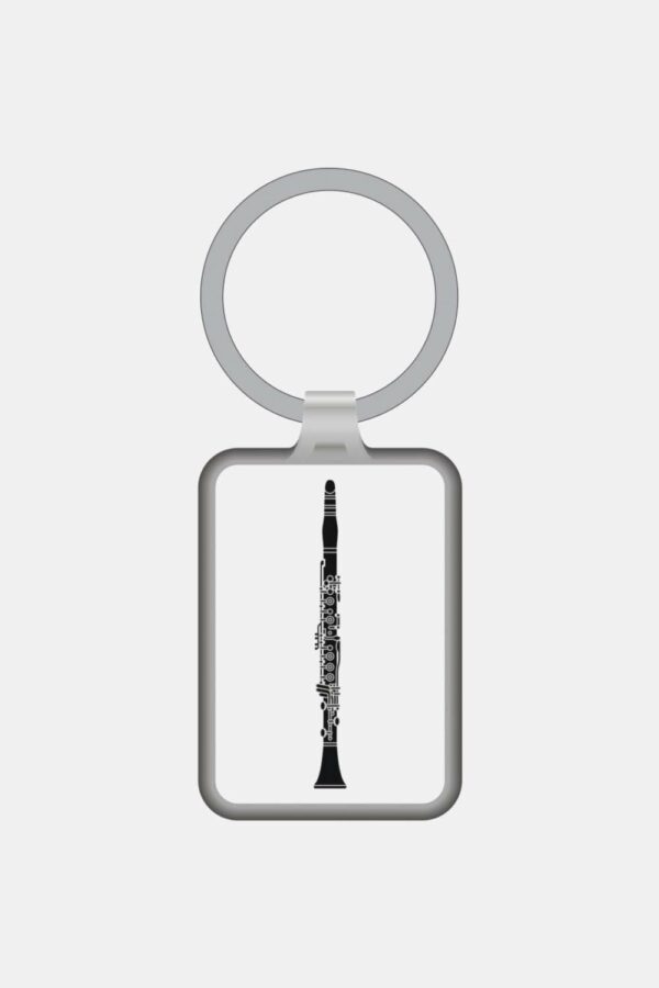 Llavero Clarinete Agifty K-1060 Blanco