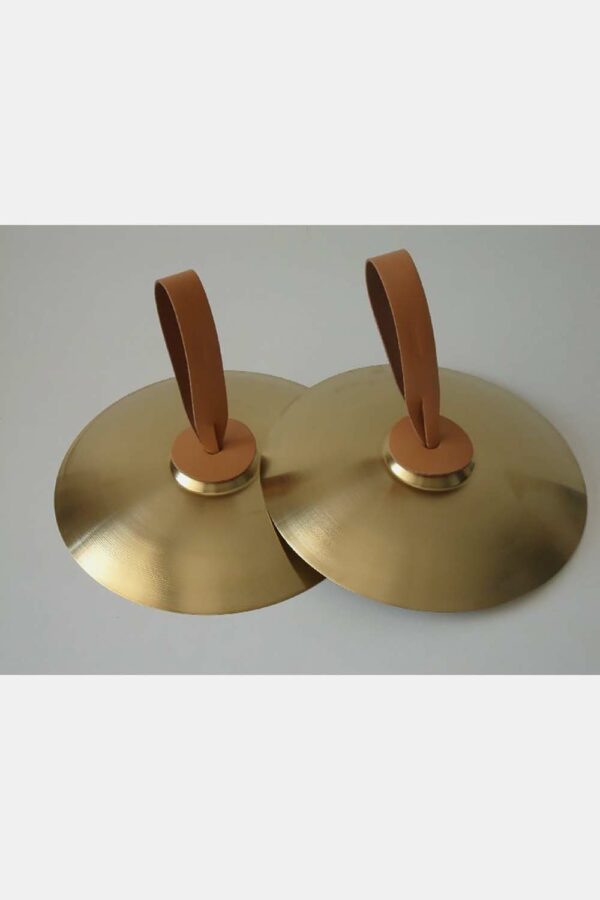 PAR PLATOS 30 cm. Ø Metal amarillo
