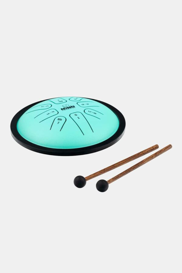 STEEL TONGUE DRUM,SMALL,GREEN,