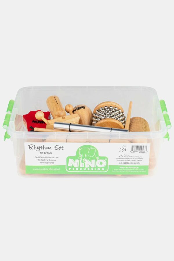 WOODEN RHYTHM SET IN BOX NINOS