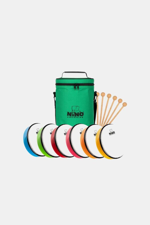 8' HAND DRUM SET, FOR 6 KIDS,
