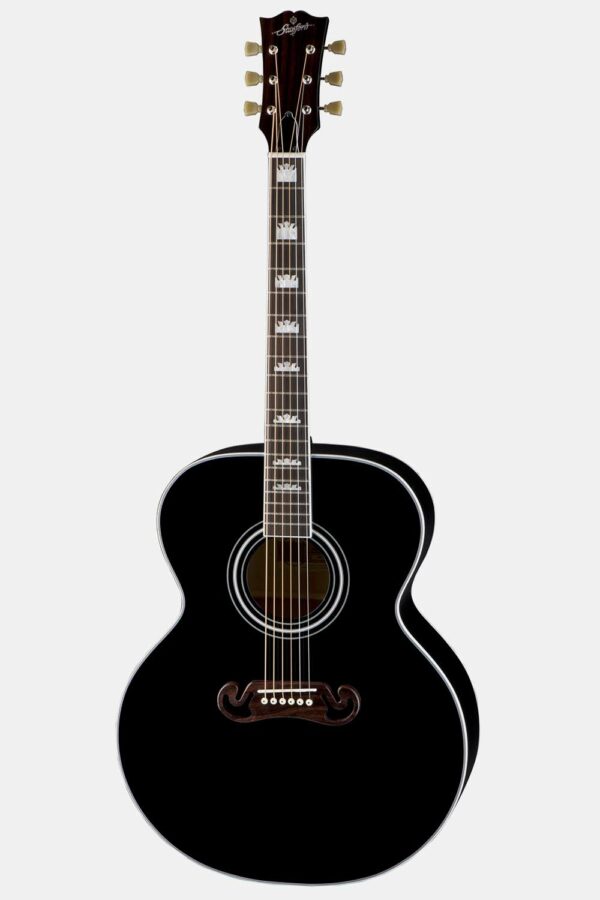 BLACK-SISTER-200 - GUIATARRA JUMBO STANFORD TIPO J200 ACADO NATURAL SERIE DEJA-VU