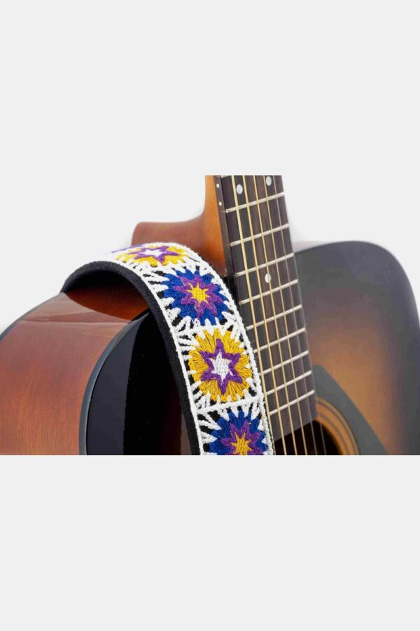 CROCHET-WH - BANDOLERA DE GUITARRA RIGHTON SERIE STANDARD PLUS CROCHET WHITE