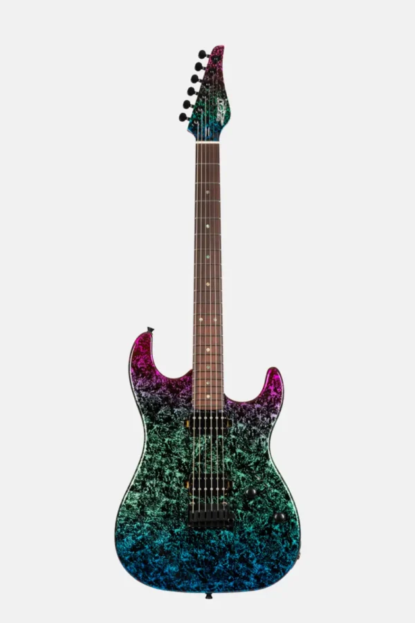 Guitarra eléctrica jet js50 elite art blue