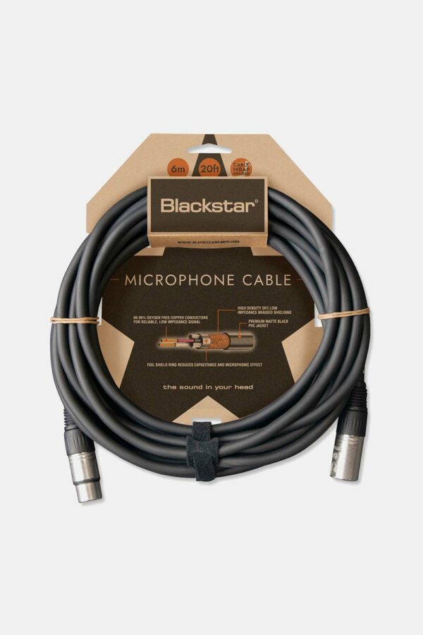 Blackstar XLR Cable 6m F/M