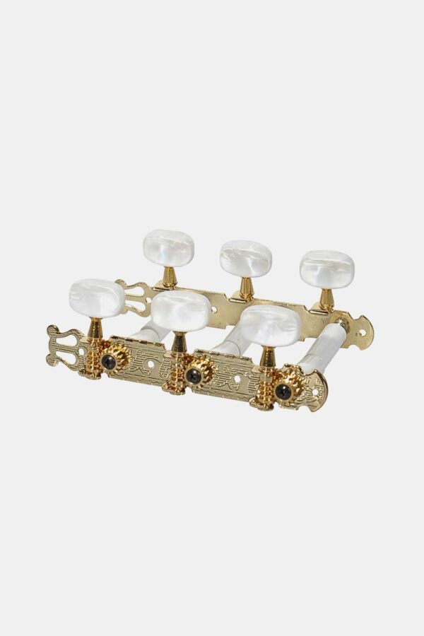 CLAVIJERO BOSTON PARA CLÁSICA 3+3 PERLAS DORADO