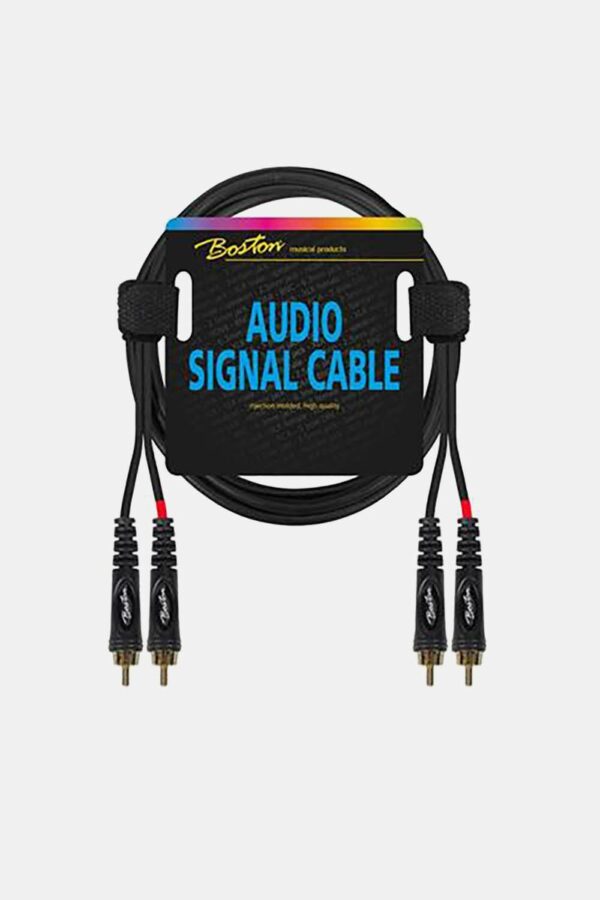 CABLE SEÑAL BOSTON 2x RCA 1.5m