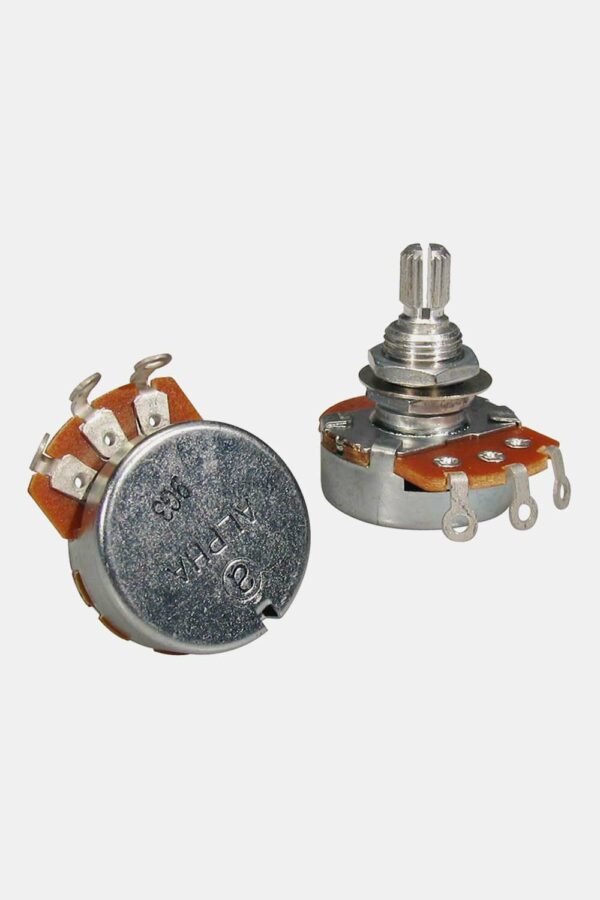 POTENCIÓMETRO DE AUDIO 500K CASQUILLO DE LONGITUD ESTÁNDAR