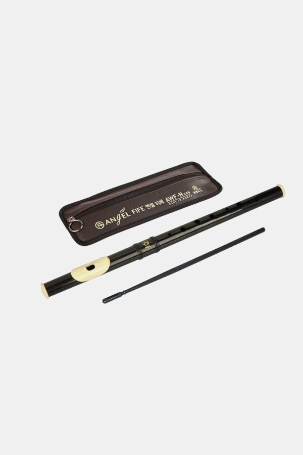 flute (AF-10), ABS, black-ivory, 2-piece, 350 mm