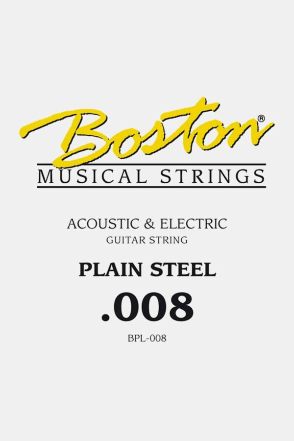 CUERDA BOSTON ELÉCTRICA Y ACÚSTICA 008 ACERO