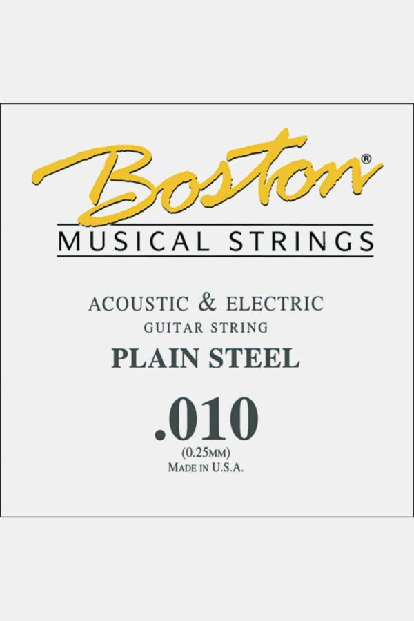CUERDA BOSTON ELÉCTRICA Y ACÚSTICA 010 ACERO