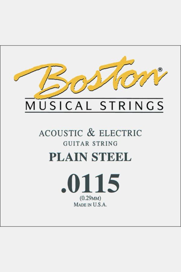 CUERDA BOSTON ELÉCTRICA Y ACÚSTICA 0115 ACERO
