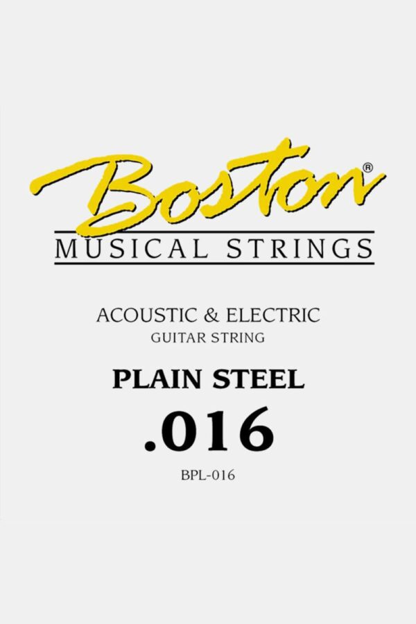 CUERDA BOSTON ELÉCTRICA Y ACÚSTICA 016 ACERO