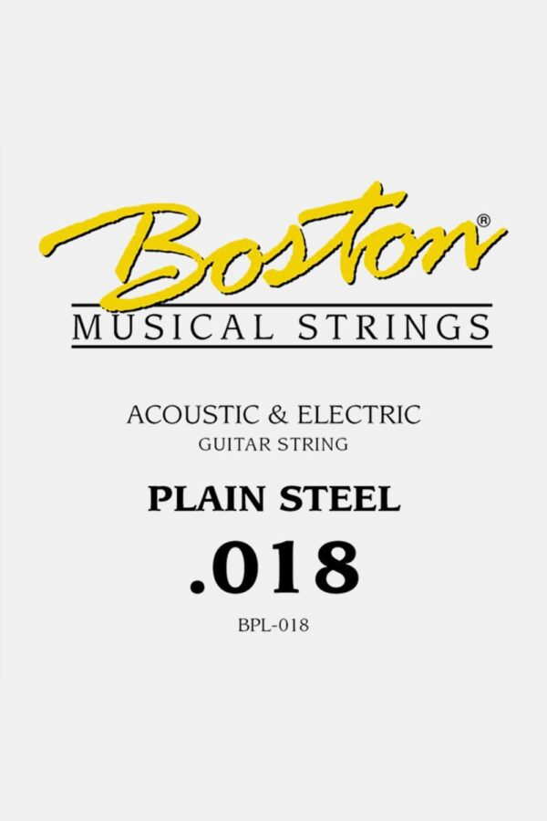 CUERDA BOSTON ELÉCTRICA Y ACÚSTICA 018 ACERO