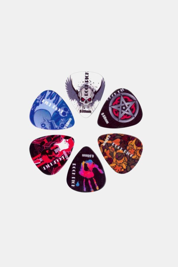 SET PICKS BOSTON CELULOIDE 0.60mm 6 Uds.
