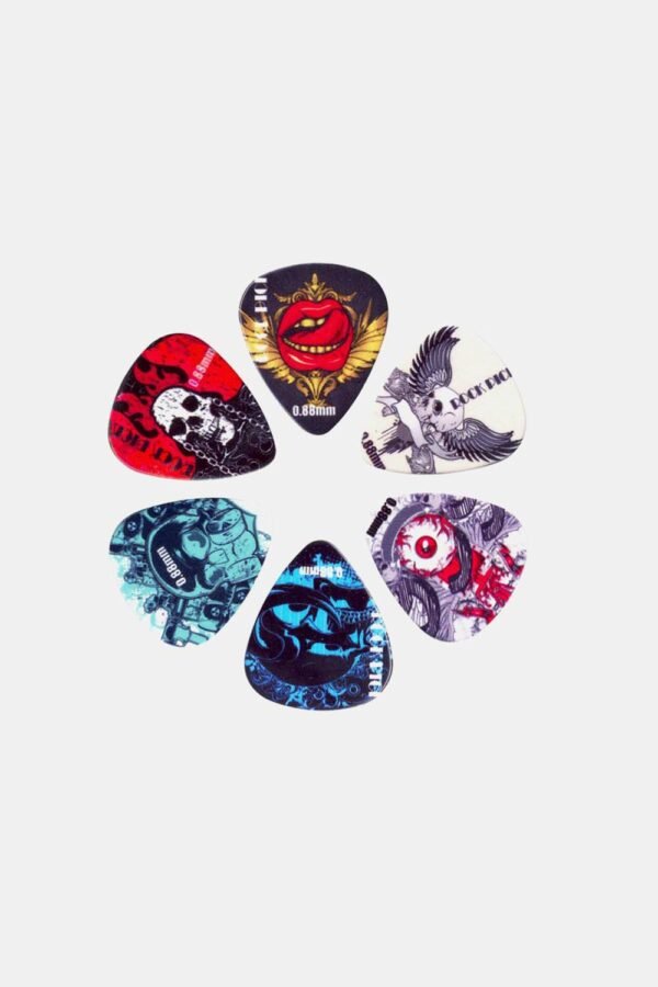 SET PICKS BOSTON CELULOIDE 0.88mm 6 Uds.